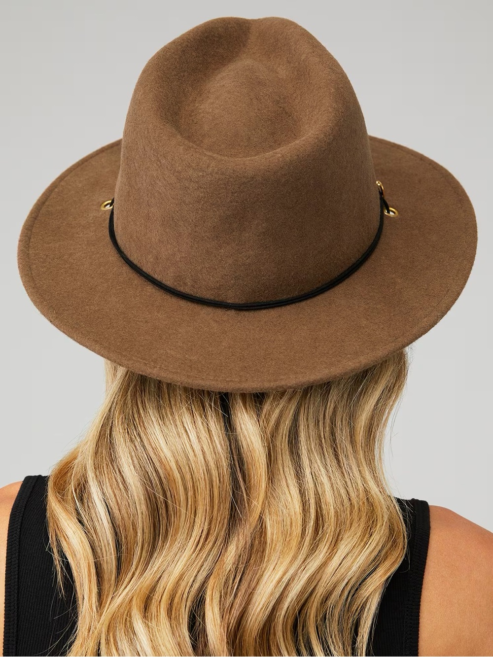 Van Palma Ezra Merino Wool Felt Fedora Hat Brown Size M/L Made France NWT